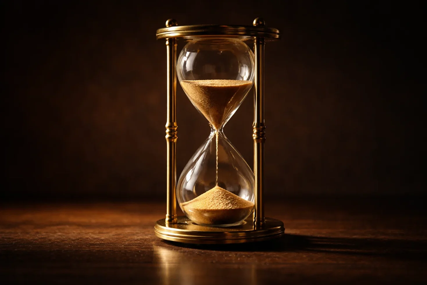 Sanduhr als Symbol für Geduld und langfristiges Denken